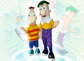 Phineas y Ferb en tus fiestas y eventos infantiles