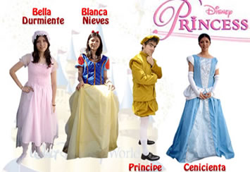 Princesitas Disney: Bella Durmiente, Blancanieves y Cenicienta